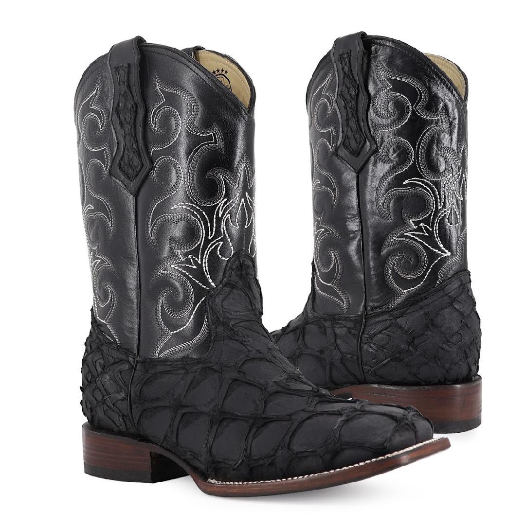 EXOTIC FISH SKIN PIRARUCU BOOT