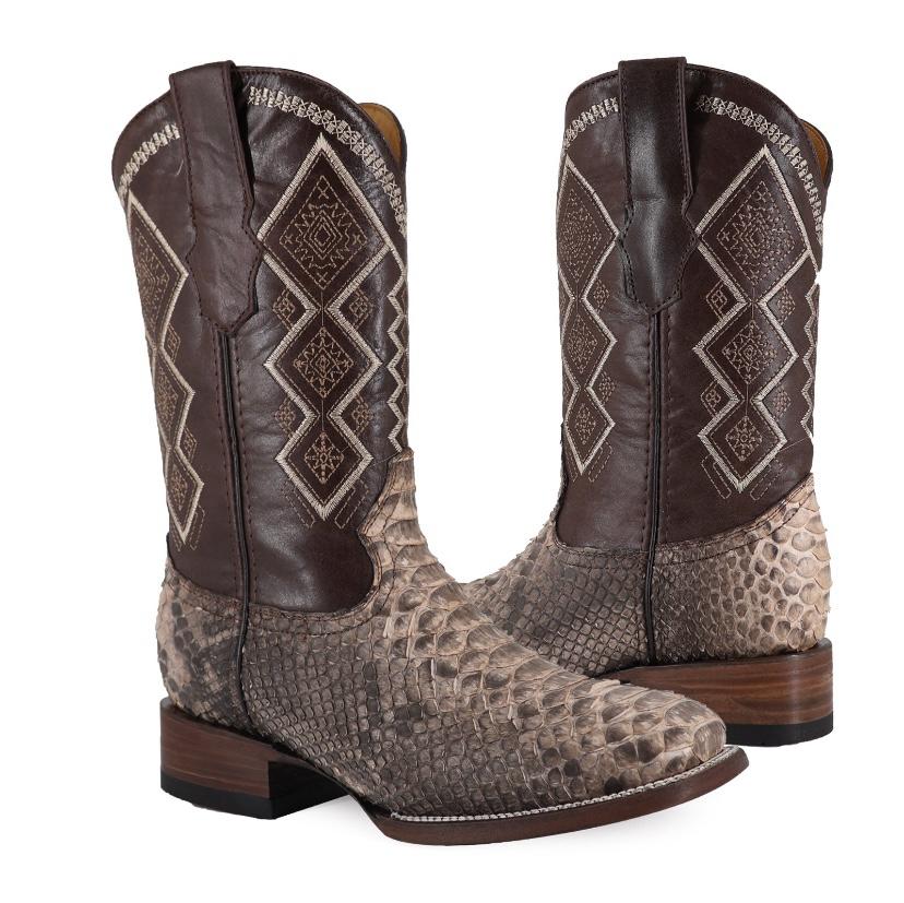 BLACK PYTHON EXOTIC SKIN BOOT