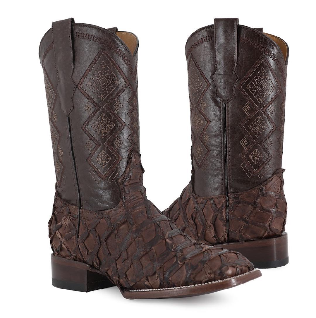 EXOTIC FISH SKIN PIRARUCU BOOT