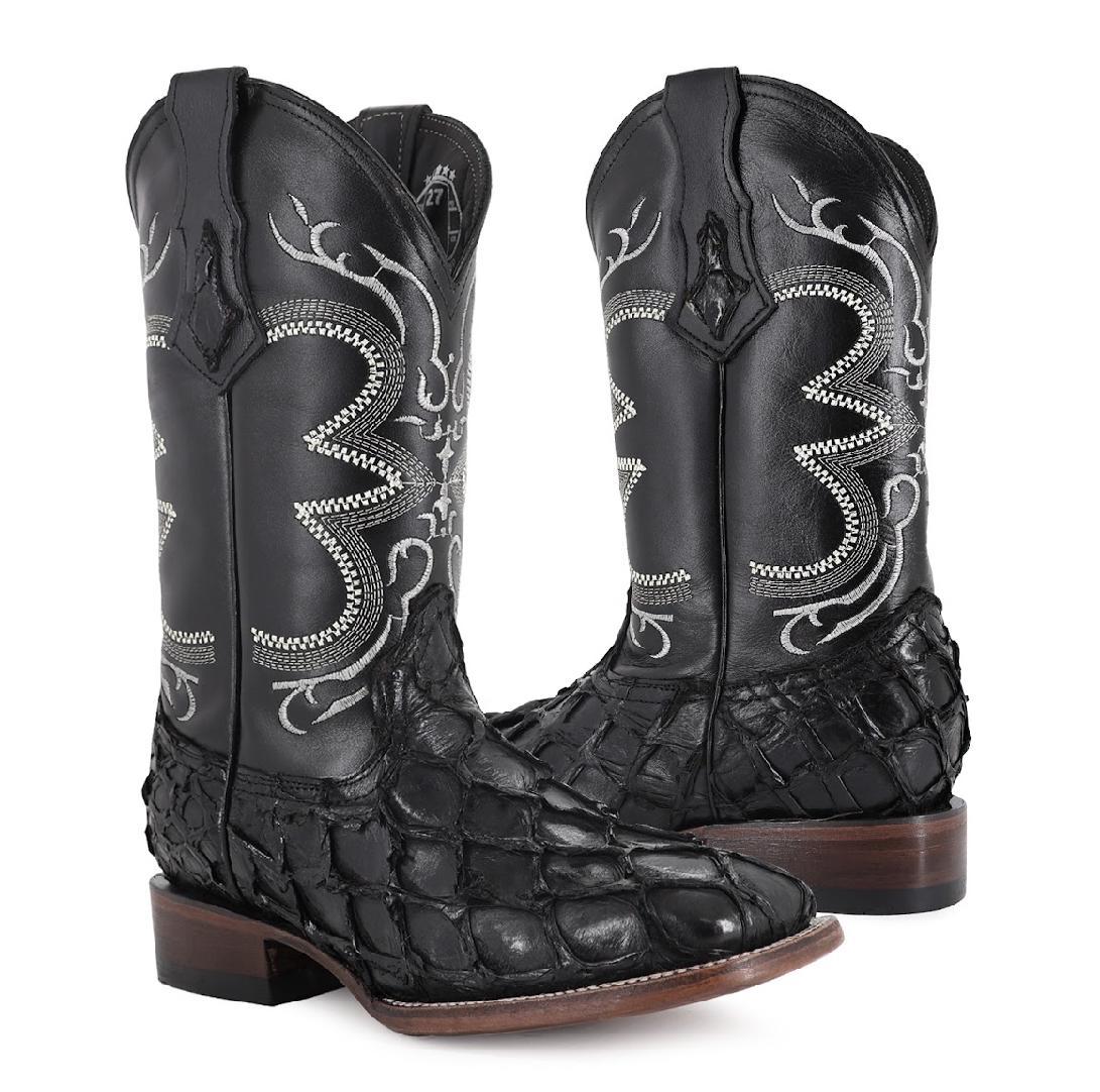EXOTIC FISH SKIN PIRARUCU BOOT