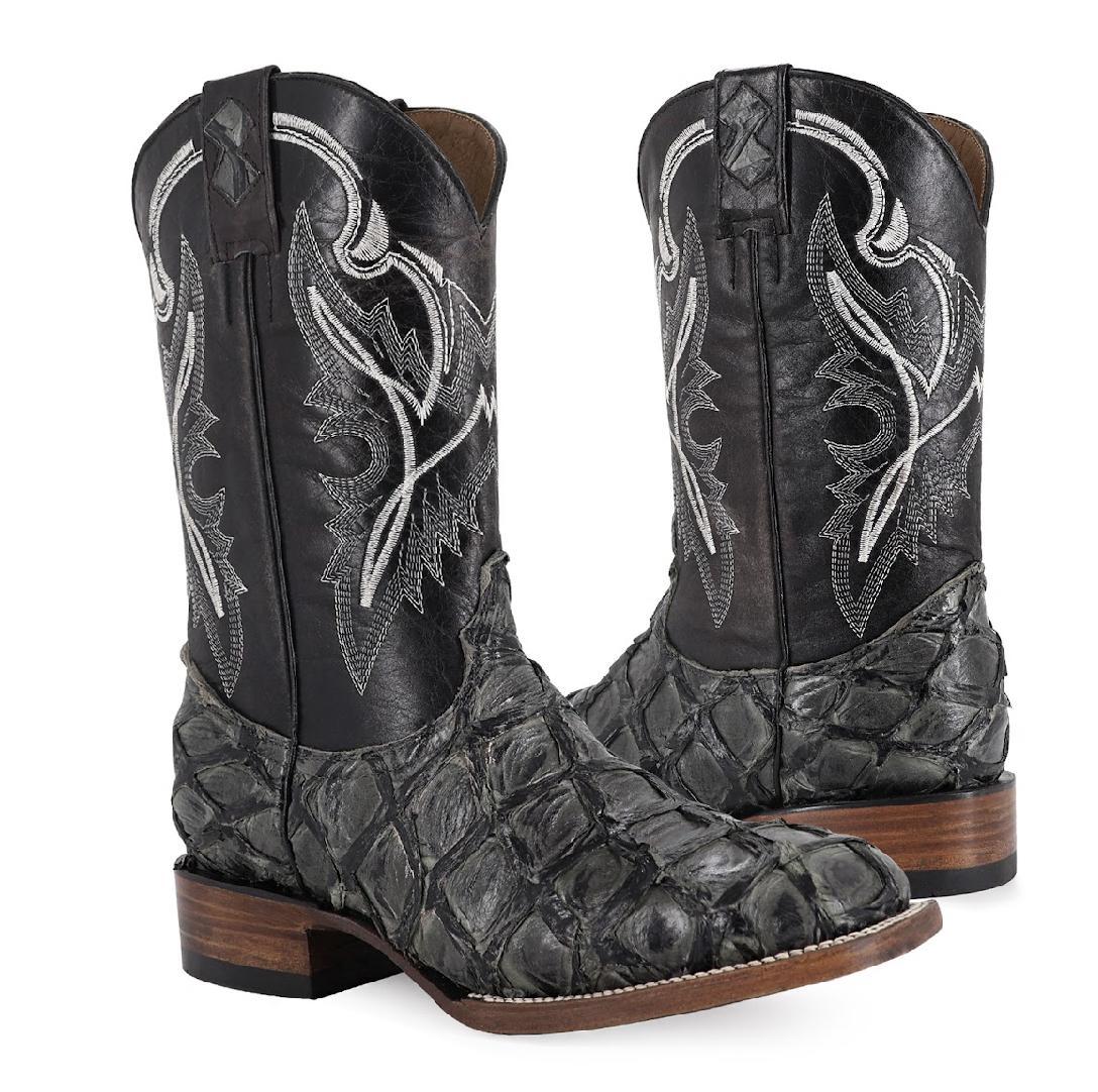 EXOTIC FISH SKIN PIRARUCU BOOT