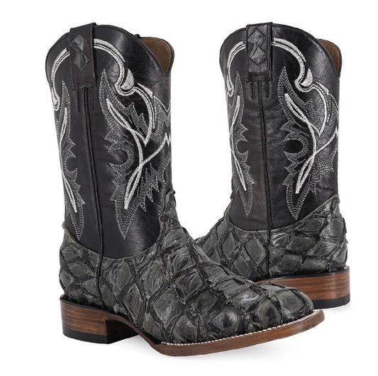 EXOTIC FISH SKIN PIRARUCU BOOT