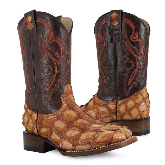 EXOTIC FISH SKIN PIRARUCU BOOT