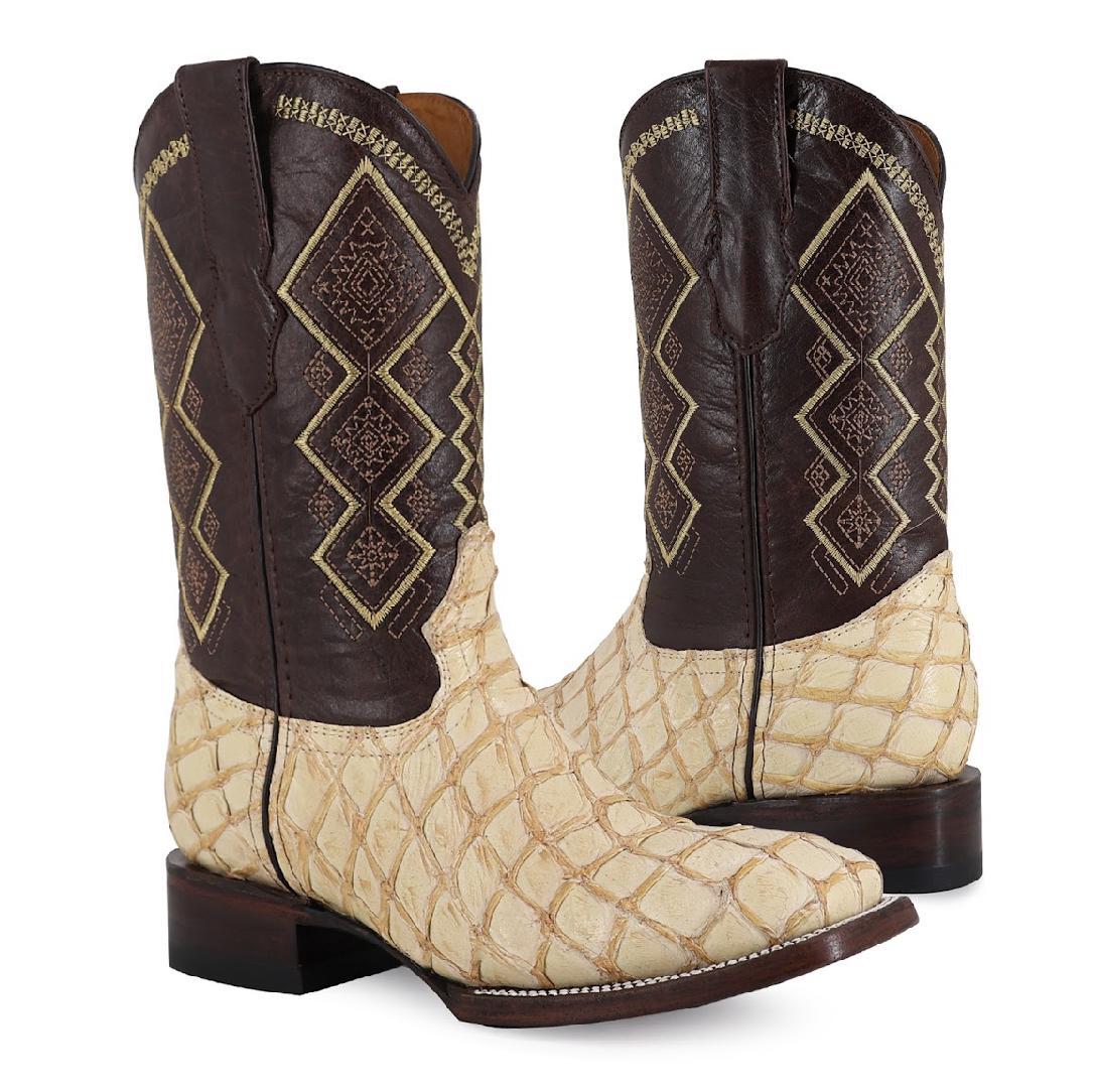 EXOTIC FISH SKIN PIRARUCU BOOT