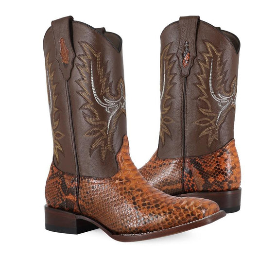 BLACK PYTHON EXOTIC SKIN BOOT