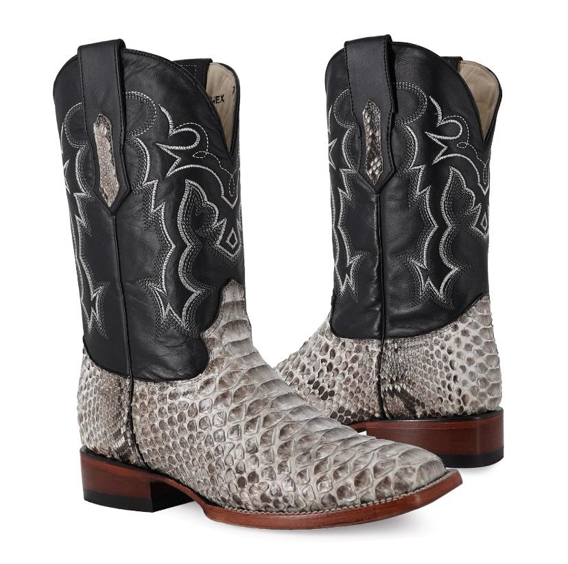 BLACK PYTHON EXOTIC SKIN BOOT