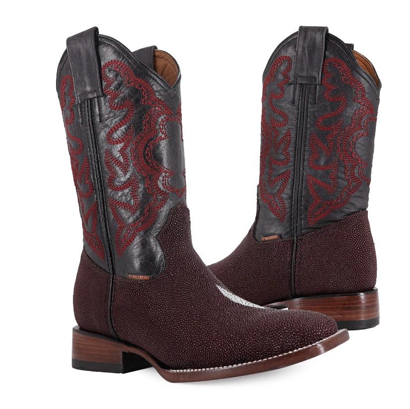 COWBOY BOOT IN EXOTIC MALE STINGRAY SKIN